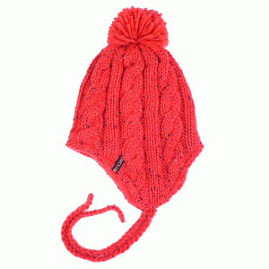 Шапка зимняя для девочки NANO F16TC266 Coral Pink Шапка зимняя для девочки NANO F16TC266 Coral Pink