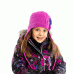 Шапка зимняя для девочки NANO F16TC292 Light Viola Шапка зимняя для девочки NANO F16TC292 Light Viola