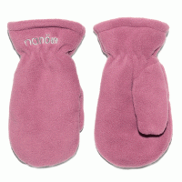 Флисовые трехслойные рукавички с утеплителем NANO MIT500 Vintage Pink