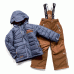 Зимний комплект для мальчика NANO F17M267 LT Blue Mix