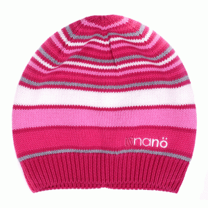 Шапка демисезонная вязанная Nano F16TUT202 Bright Coraline