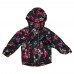 Демисезонная куртка на флисе для девочки NANO S17J272 Black Flower Демисезонная куртка на флисе для девочки NANO S17J272 Black Flower