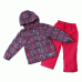 Демисезонный комплект на флисе для девочки NANO S18M264 Framboise Pink Демисезонный комплект на флисе для девочки NANO S18M264 Framboise Pink
