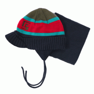 Зимний комплект мальчику "Шапка + Бафф/Манишка" Peluche&Tartine от 3 до 8 лет F16ACC67EG Olivine Зимний комплект мальчику "Шапка + Бафф/Манишка" Peluche&Tartine от 3 до 8 лет F16ACC67EG Olivine