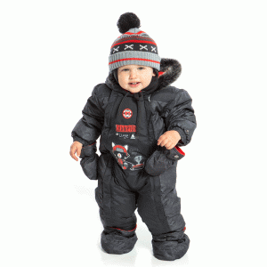 Зимний цельный комбинезон PELUCHE & TARTINE F17M107 Deep Grey Зимний цельный комбинезон PELUCHE & TARTINE F17M107 Deep Grey