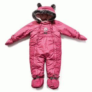 Зимний цельный комбинезон PELUCHE & TARTINE F17M108 Secret Pink Зимний цельный комбинезон PELUCHE & TARTINE F17M108 Secret Pink