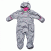 Демисезонный комбинезон на флисе для девочки PELUCHE&TARTINE S18M108 FrostGray Демисезонный комбинезон на флисе для девочки PELUCHE&TARTINE S18M108 FrostGray
