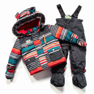 Зимний комплект для мальчика Peluche&Tartine F17M09BG Deep Gray Зимний комплект для мальчика Peluche&Tartine F17M09BG Deep Gray