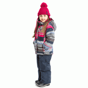 Зимний комплект для девочки Peluche&Tartine F17M72 Raspberry / Dk Heaven Зимний комплект для девочки Peluche&Tartine F17M72 Raspberry / Dk Heaven