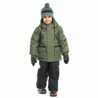 Зимний комплект для мальчика Peluche&Tartine F18M59 Lichen / Deep Gray