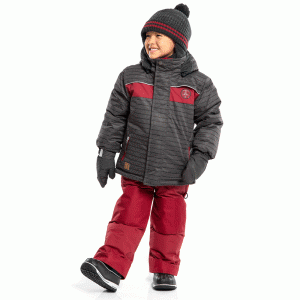 Зимний комплект для мальчика Peluche&Tartine F18M61 Red Leaf Зимний комплект для мальчика Peluche&Tartine F18M61 Red Leaf