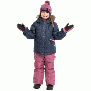 Зимний комплект для девочки Peluche&Tartine F18M62 DkHeaven / Dust Lilac Зимний комплект для девочки Peluche&Tartine F18M62 DkHeaven / Dust Lilac