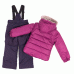 Зимний комплект для девочки Peluche&Tartine F18M68 Magenta / Purple